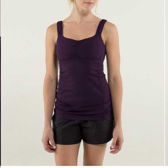 Lululemon Aria II Deep Zinfandel Sz 4 Tank - Picture 6 of 6